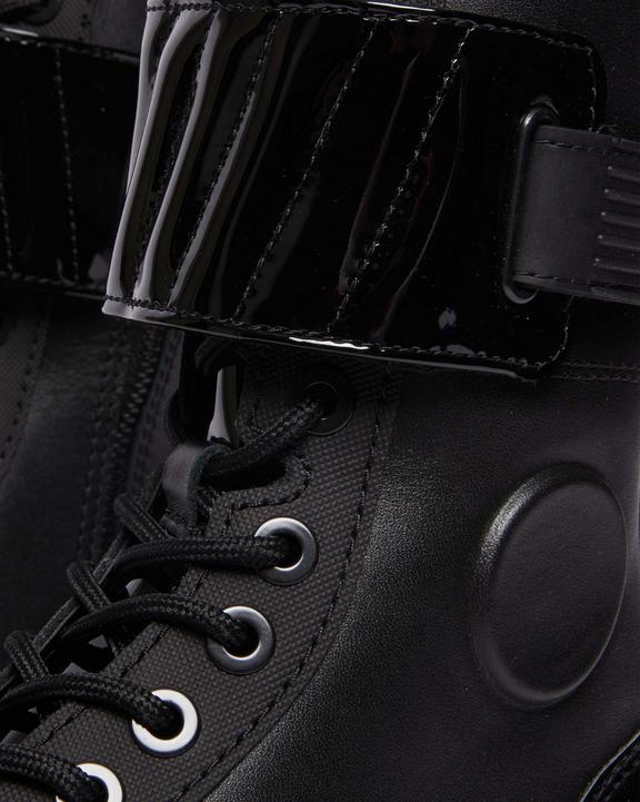 Audrick 10-Eye Alternative Leather Lace Up Boots