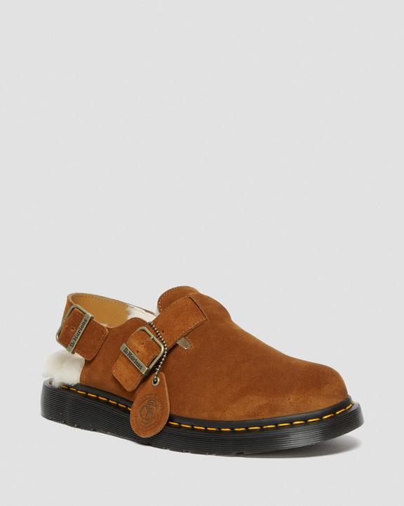 Jorge Made in England Shearling Slingback Mules