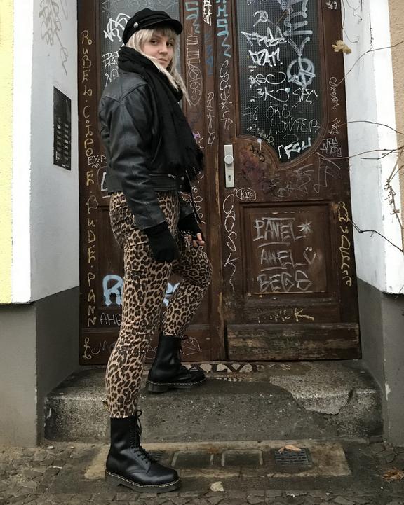 1490 Smooth Leather Mid Calf Boots