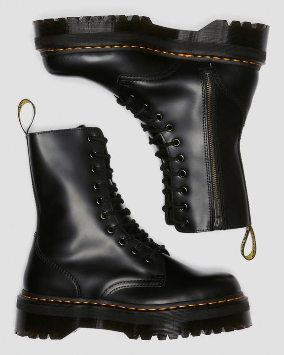 Jadon Hi Boot Smooth Leather Platforms
