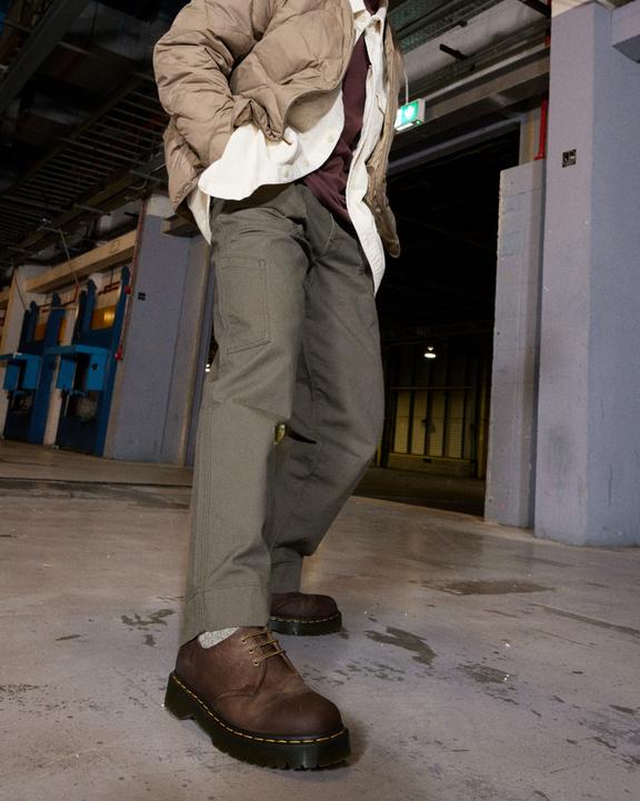 1461 Bex Crazy Horse Leather Oxford Shoes