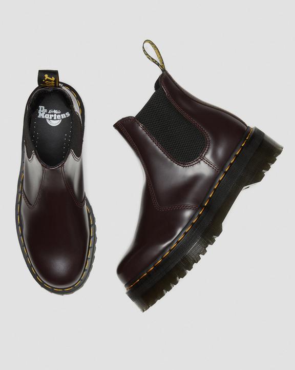 2976 Smooth Leather Platform Chelsea Boots