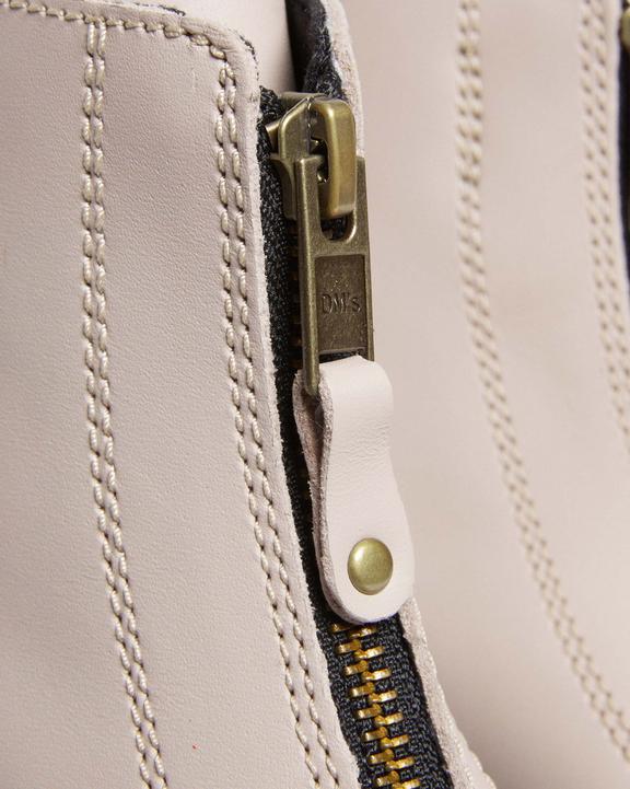 Jetta Zipped Sendal Leather Platform Boots