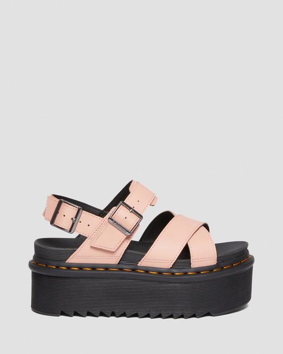 Voss II Athena Leather Strap Platform Sandals