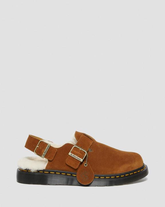 Jorge Made in England Shearling Slingback Mules