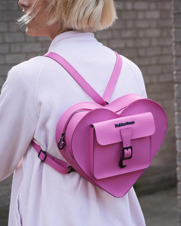 Heart Shaped Leather Backpack