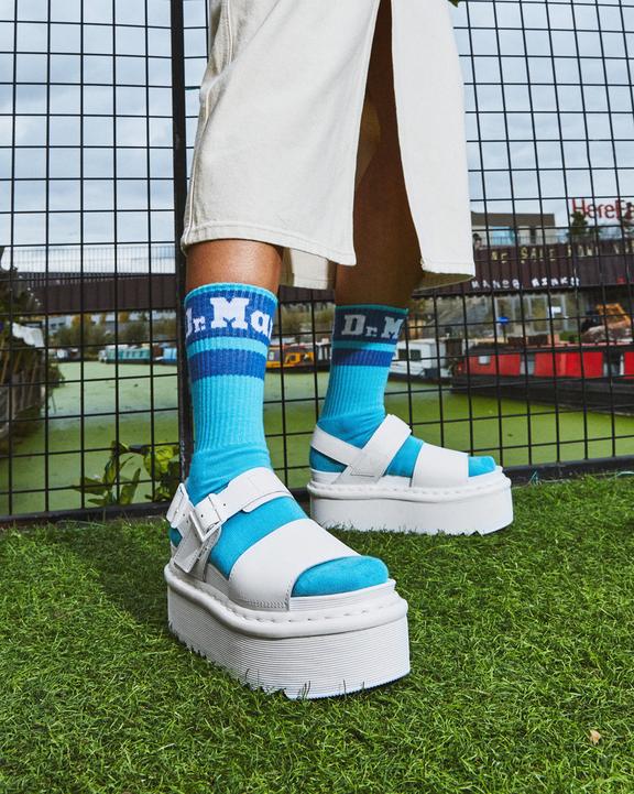 Voss Mono Leather Platform Strap Sandals