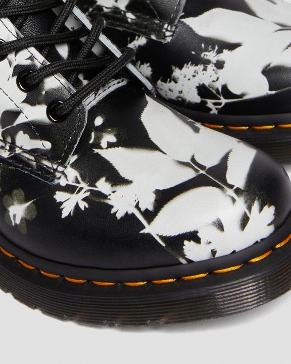 1460 Pascal Floral Shadow Leather Lace Up Boots