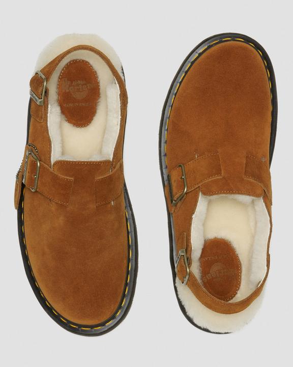 Jorge Made in England Shearling Slingback Mules