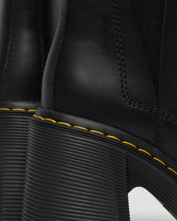 Spence Leather Flared Heel Chelsea Boots