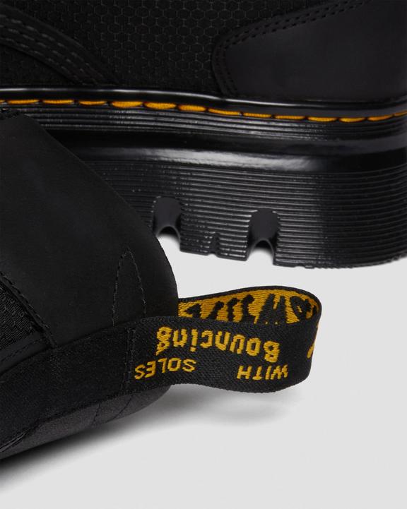 Tarik Leather & Nylon Utility Boots