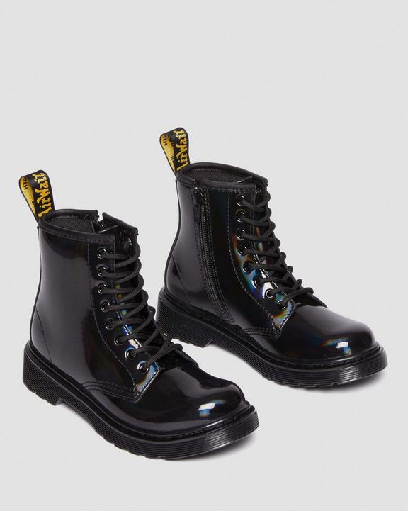 Junior 1460 Rainbow Patent Leather Lace Up Boots