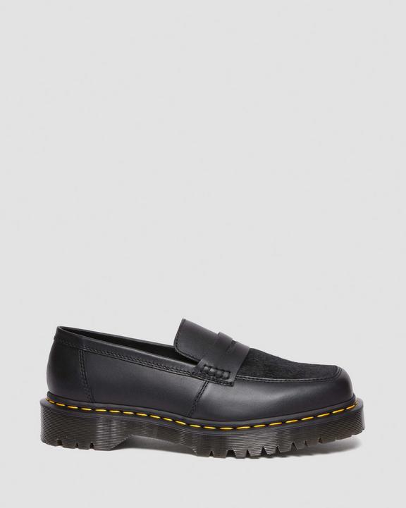 Penton Bex Square Toe Hair-On & Leather Loafers