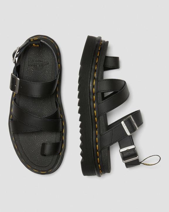 Avry Hydro Leather Strap Sandals