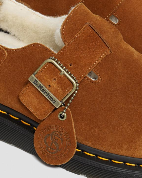 Jorge Made in England Shearling Slingback Mules