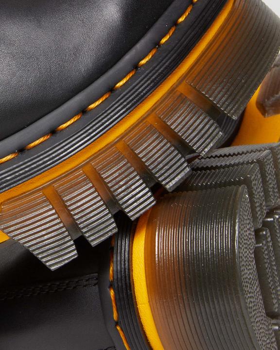 Audrick Contrast Sole Leather Platform Ankle Boots