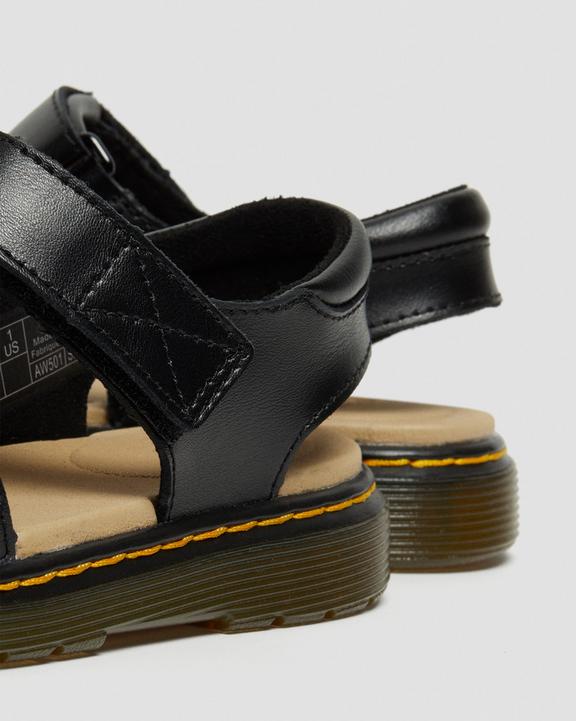 Junior Moby II Leather Velcro Sandals