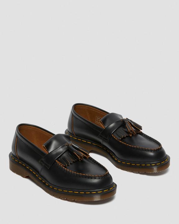 Adrian Made in England Quilon Leather Tassel Loafers