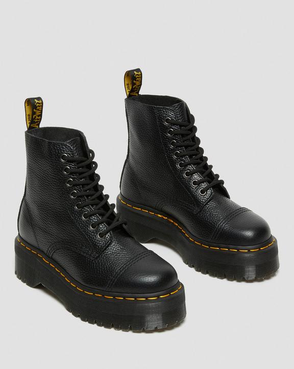 Sincalir Milled Nappa Leather Platform Boots