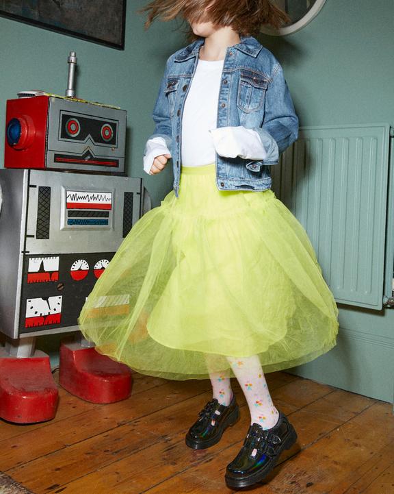 Junior 8065 Rainbow Patent Leather Mary Jane Shoes