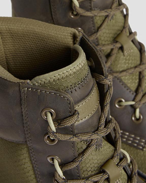 Tarik Leather & Nylon Utility Boots