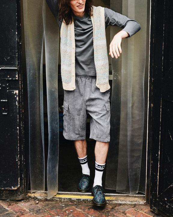 1461 Floral Jacquard Oxord Shoes