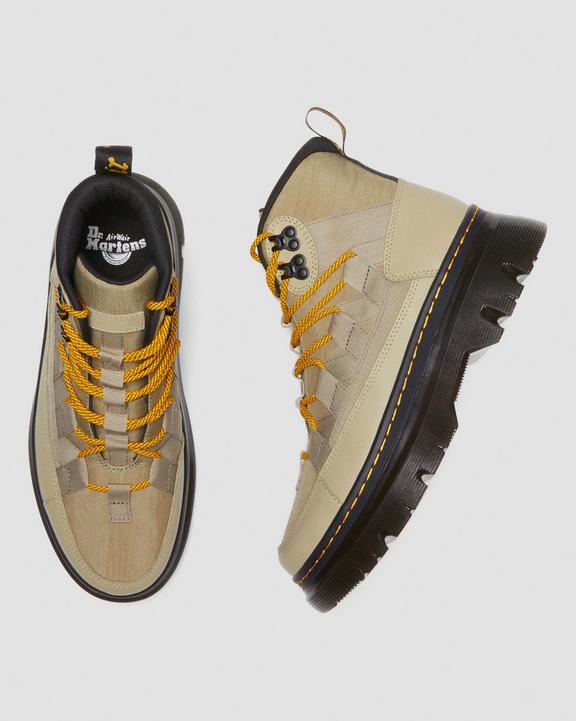 Boury Nylon & Leather Casual Boots