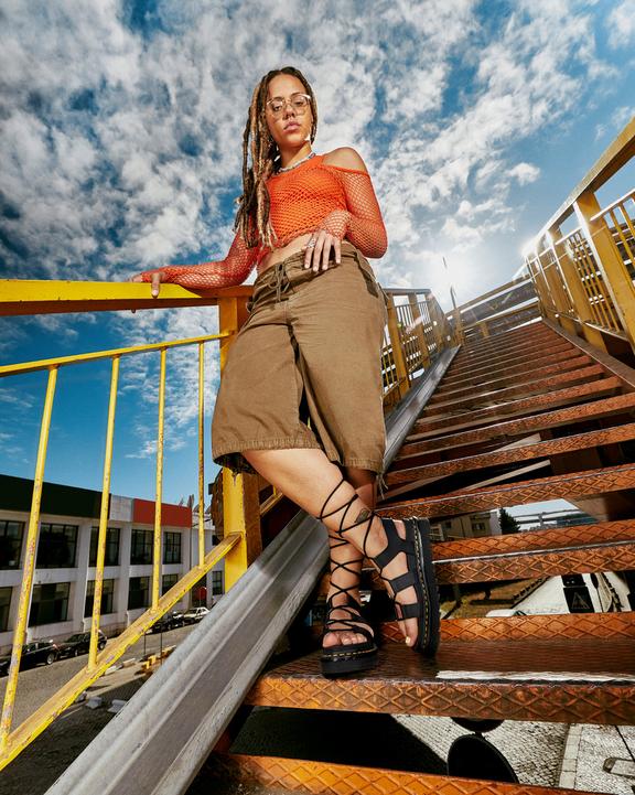 Nartilla Women's Leather Gladiator Sandals