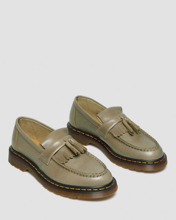 Adrian Carrara Leather Tassel Loafers