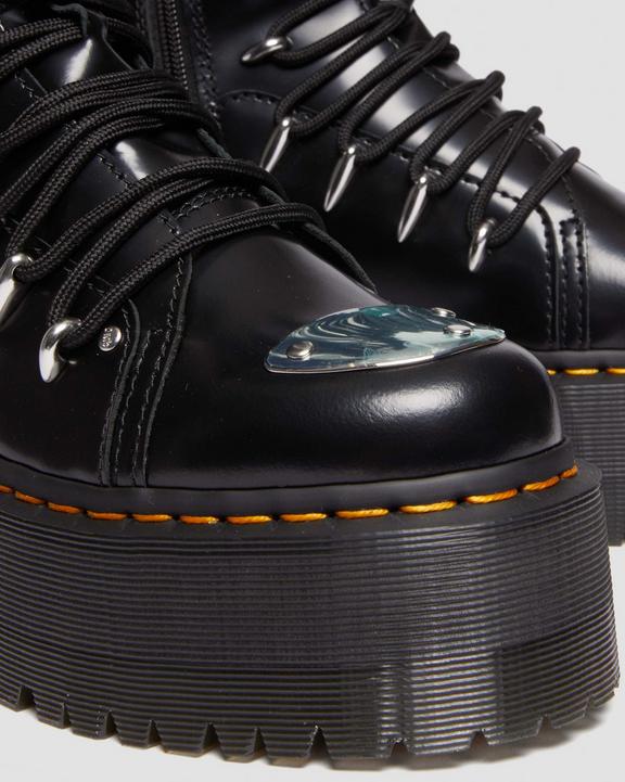 1B60 Max Lace Up Knee High Platform Boots