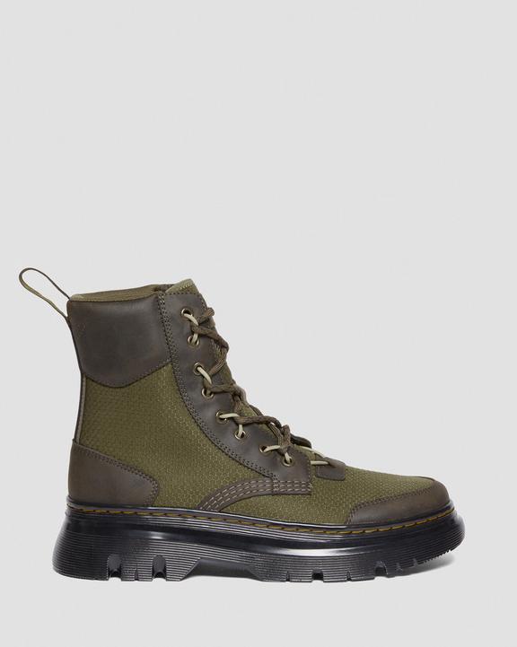 Tarik Leather & Nylon Utility Boots