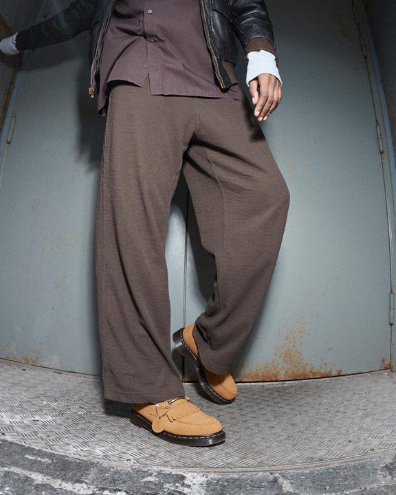 Adrian Snaffle Repello Emboss Suede Kiltie Loafers