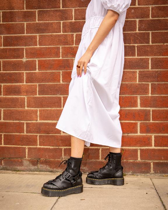 Jadon Boot Harness Leather Platforms