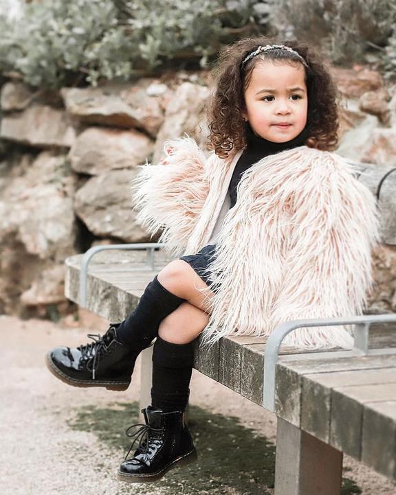 Toddler 1460 Patent Leather Lace Up Boots