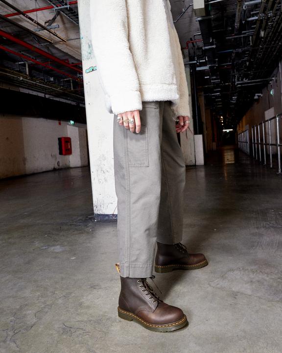 101 Crazy Horse Leather Ankle Boots