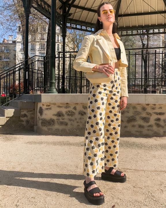 Voss Women's Leather Strap Platform Sandals