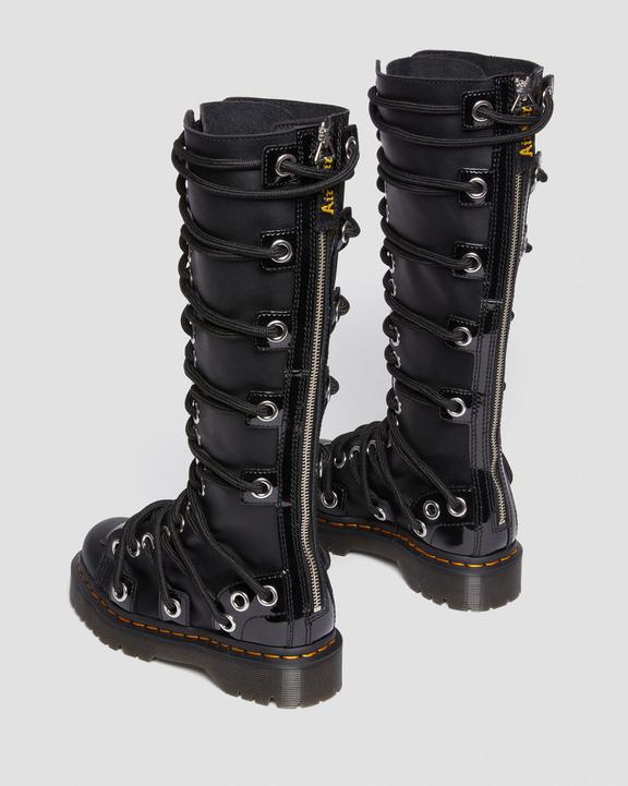 Daria 1b60 Bex Lace Up Leather Knee High Boots