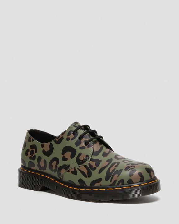 1461 Distorted Leopard Print Oxford Shoes