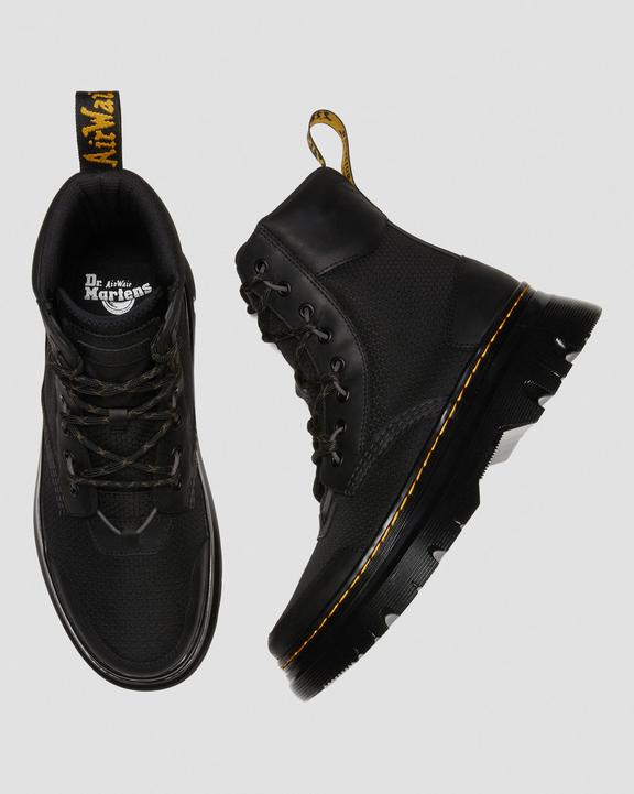 Tarik Leather & Nylon Utility Boots