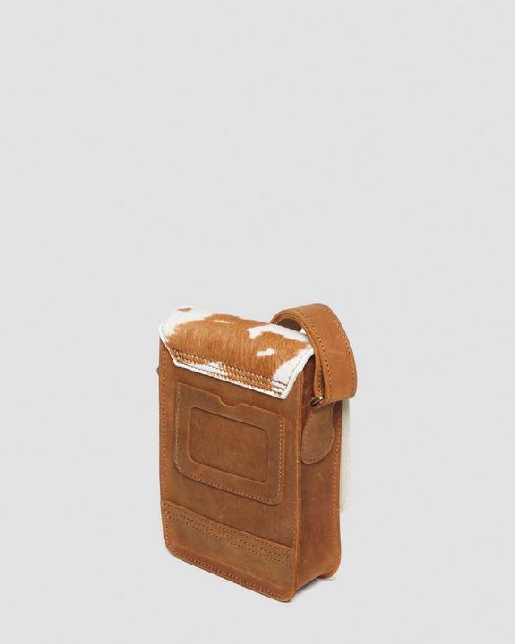 Hair-On Cow Print Vertical Crossbody Bag