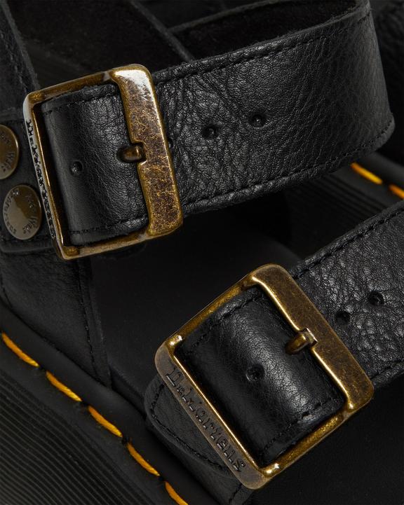 Gryphon Pisa Leather Platform Sandals