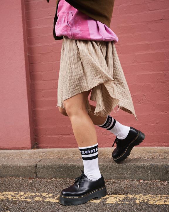 Athletic Logo Organic Cotton Blend Socks