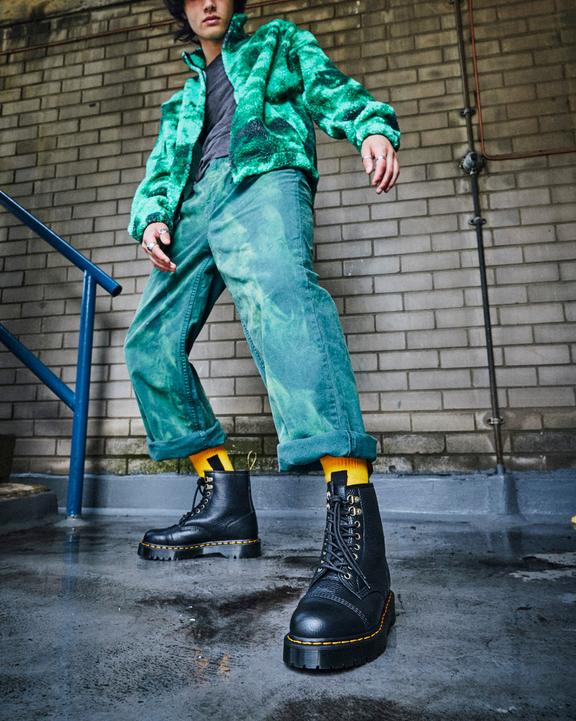 1460 Bex Faux Fur-Lined Leather Lace Up Boots