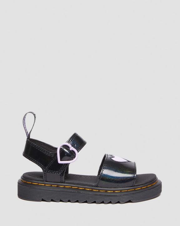 Junior Marlowe Shimmer Heart Strap Sandals