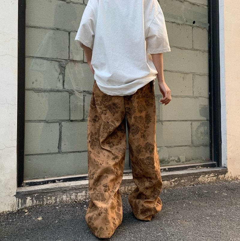 High Waist Straight Wide Leg Pants - YOUXIZT