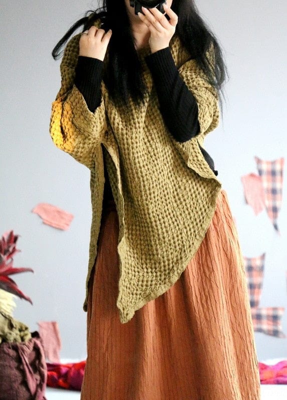 Vintage Irregular Acrylic Cape - YOUXIZT