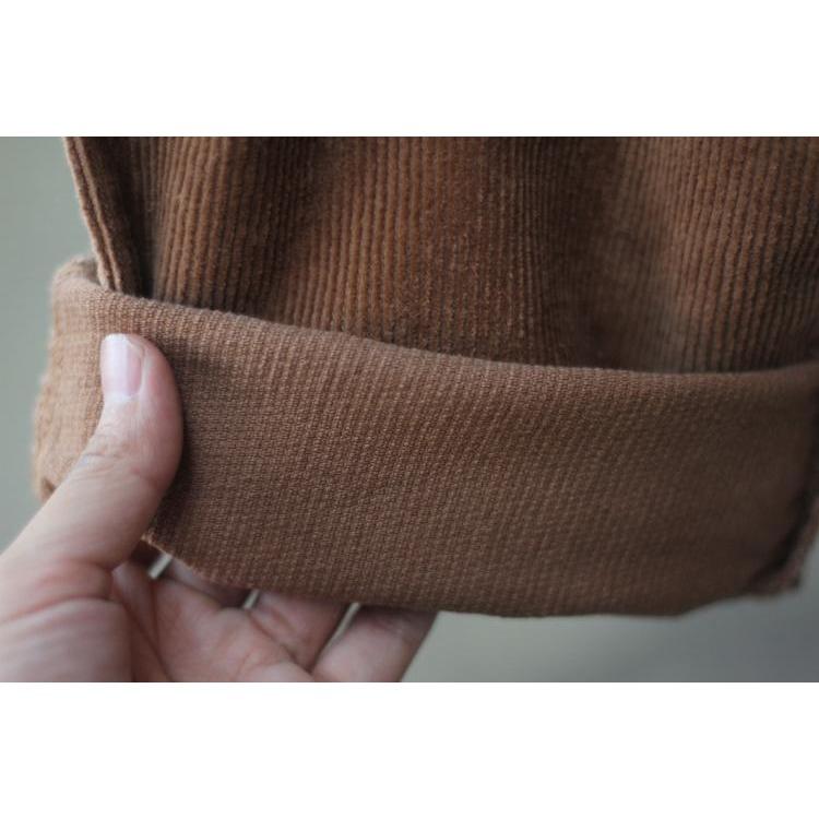 Retro Corduroy Loose Trousers - YOUXIZT