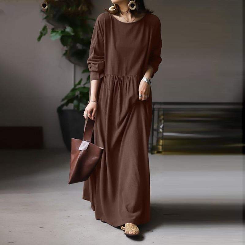 Mia Oversized Pleated Dress - YOUXIZT
