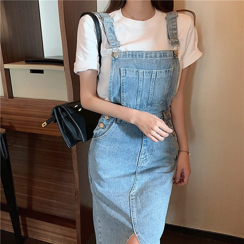 Dream Denim Dress Overall - YOUXIZT