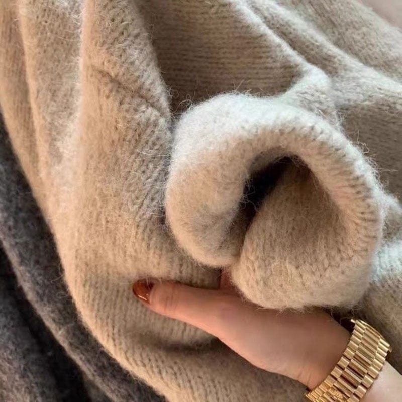 Japanese Lazy Style Knitted Cardigan - YOUXIZT